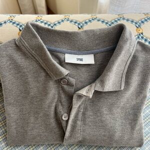 Like New Spoke Gray Polo Size M
